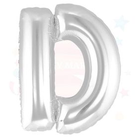 Nedi 01357 D 40 Harf Gümüş Folyo Balon