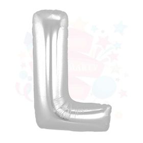 Nedi 01359 L 40 Harf Gümüş Folyo Balon