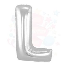 Nedi 01359 L 40 Harf Gümüş Folyo Balon