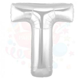 Nedi 01361 T 40 Harf Gümüş Folyo Balon