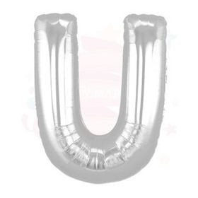 Nedi 01362 U 40 Harf Gümüş Folyo Balon