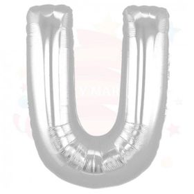 Nedi 01362 U 40 Harf Gümüş Folyo Balon
