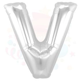 Nedi 01363 V 40 Harf Gümüş Folyo Balon