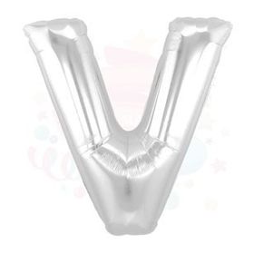 Nedi 01363 V 40 Harf Gümüş Folyo Balon