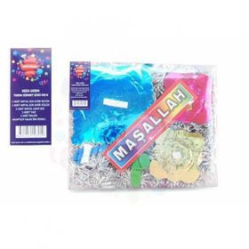 Nedi 10286 Doğum Günü Şeffaf Kutulu Küçük Paket Süs Takımı
