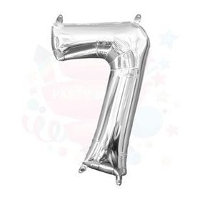 Nedi 10768 7 40 Rakam Gümüş Folyo Balon