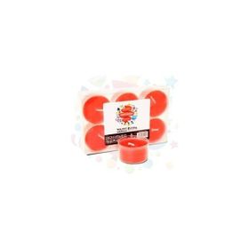 Nedi 11297 20 gr Tea Light Kokulu 6'lı Kırmızı Mum