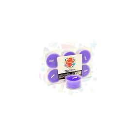 Nedi 11382 20 gr Tea Light Kokulu 6'lı Mor Mum