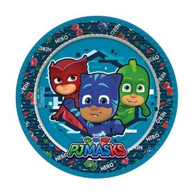 Nedi 33882 Pj Masks Lisanslı 8'li 23 cm Karton Tabak