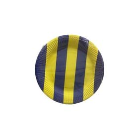 Nedi 38225 Sarı Lacivert 8'li 22 cm Karton Tabak