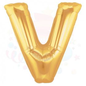 Nedi 40 Harf Altın V Balon Folyo