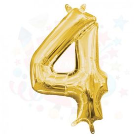 Nedi 40 Rakam Altın 4 Balon Folyo