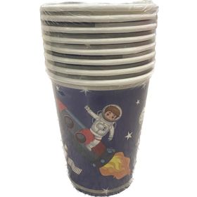 Nedi 52393 Uzay ve Astronot 8'li Karton Bardak