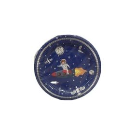 Nedi 52395 Uzay ve Astronot 8'li 22 cm Karton Tabak