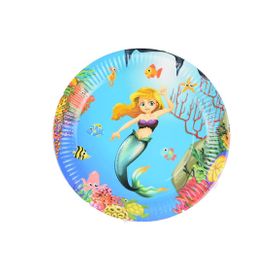 Nedi 52397 Deniz Kızı 8'li 22 cm Karton Tabak