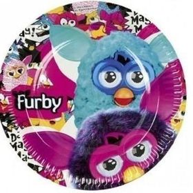 Nedi 552456 Furby Lisanslı 8'li 23 cm Karton Tabak