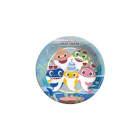 Nedi 55641 Baby Shark Lisanslı 8'li 23 cm Karton Tabak
