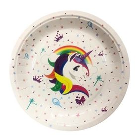 Nedi 70374 22 cm 8'li Unicorn Karton Tabak