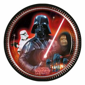 Nedi 84466 Star Wars Lisanslı 8'li 23 cm Karton Tabak