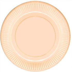 Nedi 84521 Düz Makaron Somon 8'li 22 cm Karton Tabak