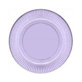 Nedi 84526 Düz Makaron Lila 8'li 22 cm Karton Tabak