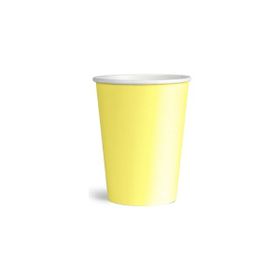 Nedi 84534 8'li Makaron Sarı Karton Bardak