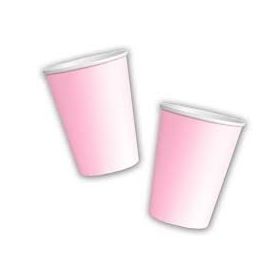 Nedi 84535 Makaron Pembe 8'li Karton Bardak
