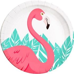 Nedi 89592 Flamingo 8'li 23 cm Karton Tabak
