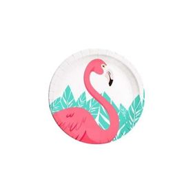 Nedi 89592 Flamingo 8'li 23 cm Karton Tabak