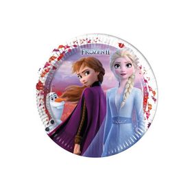 Nedi 91125 Frozen 2 Lisanslı 8'li 23 cm Karton Tabak