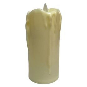 Nedi 99002 6x12 cm Takoz Erime Efektli Pilli Işıklı Mum