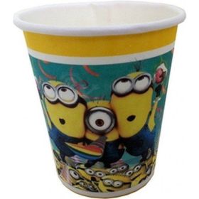 Nedi Lisanslı 8'li Minion 87177 Karton Bardak