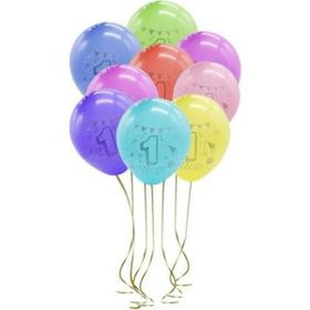 Nedi PM-72105 Baskılı 1 Yaş Karışık 100'lü Balon