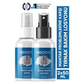 NEDOX 2x50 ml Tırnak Bakım Spreyi ve Losyonu