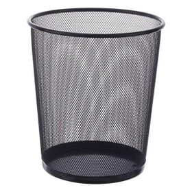 Need ND-1030 Tam Delikli Metal Fileli Siyah Çöp Kovası