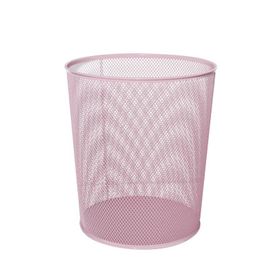 Need ND-1044 Tam Delikli Metal Fileli Toz Pembe Çöp Kovası