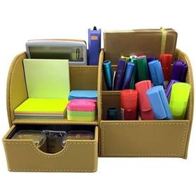 Need ND-1058 Pastel Safran Masaüstü Düzenleyici Çekmeceli Organizer Kalemlik