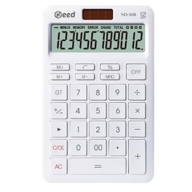Need Nd-30B 12 Haneli Pastel Beyaz Hesap Makinesi
