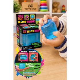 Needoh Nice Cube Sensory Squishy Mavi Stres Oyuncağı