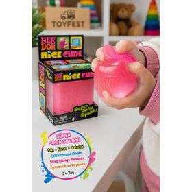 Needoh Nice Cube Sensory Squishy Pembe Stres Oyuncağı