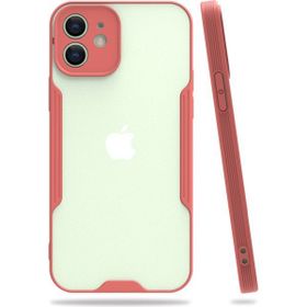 Nefertiya iPhone 12 Platin Pembe Silikon Kılıf