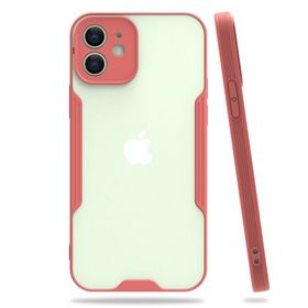 Nefertiya iPhone 12 Platin Pembe Silikon Kılıf