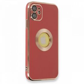 Nefertiya iPhone 12 Store Kırmızı Silikon Kılıf