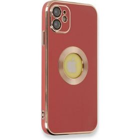 Nefertiya iPhone 12 Store Kırmızı Silikon Kılıf