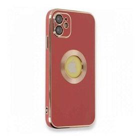 Nefertiya iPhone 12 Store Kırmızı Silikon Kılıf