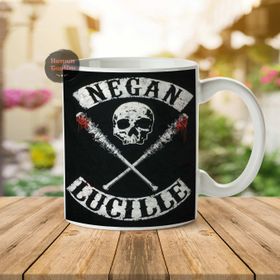 Negan Lucille Porselen Kupa Bardak
