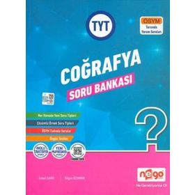 Nego Yayınları TYT AYT Coğrafya Soru Bankası