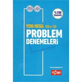Nego YKS Yeni Nesil 25x12 Problem Denklemleri - kollektif