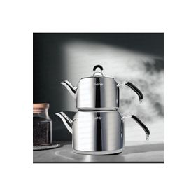 Nehir 29005 Modern Mini Çelik Çaydanlık Takımı