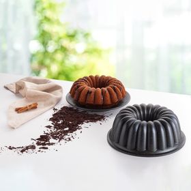 Nehir Açelya Gri 26 cm Döküm Kek Kalıbı